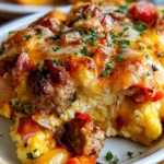 Loaded Grits Breakfast Casserole – Creamy, Cheesy & Packed with Southern Comfort!