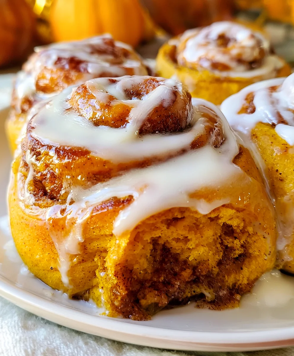 The Best Pumpkin Cinnamon Rolls – Soft, Gooey & Bursting with Cozy Fall Flavor!