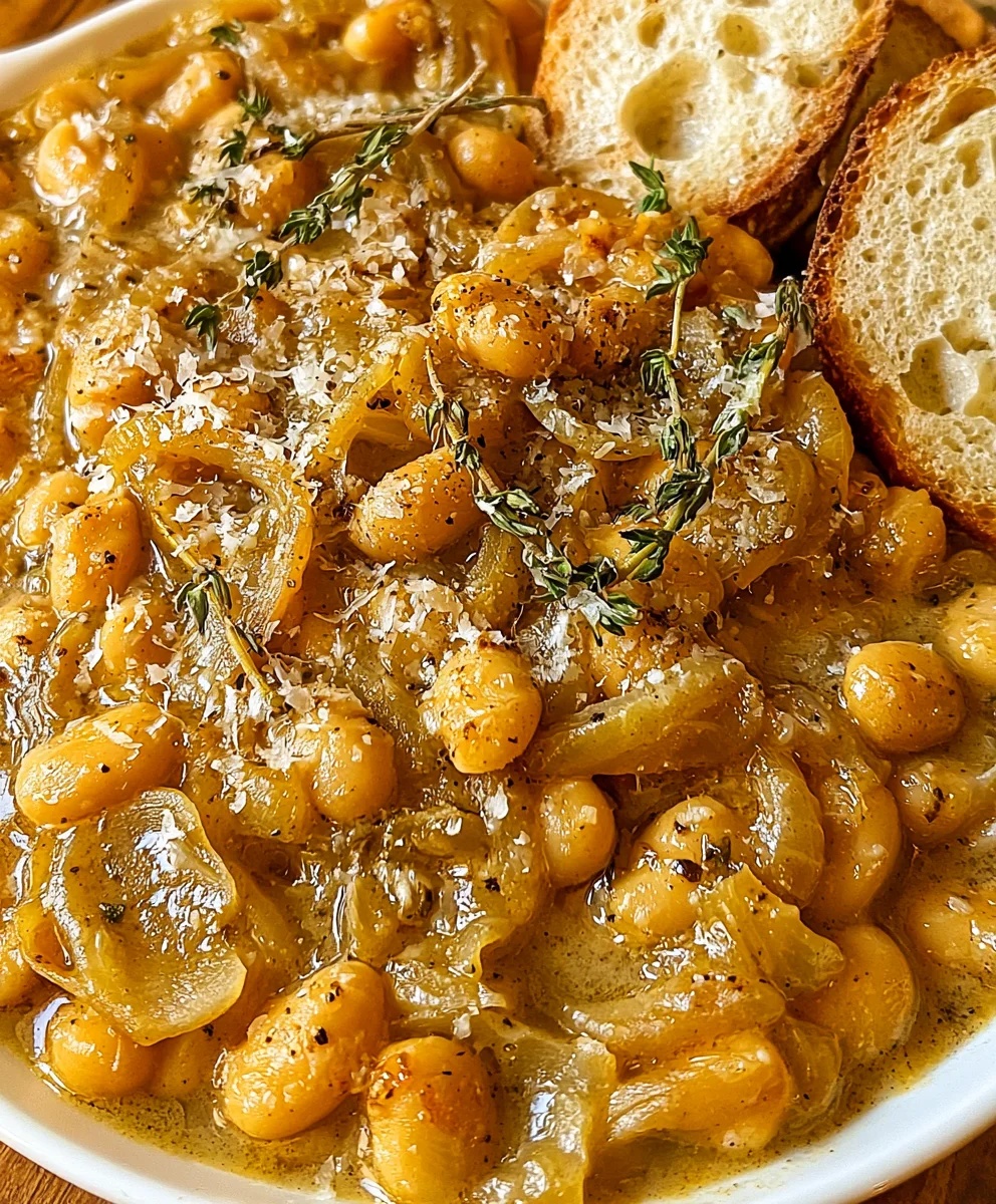 French Onion Butter Beans – Creamy, Savory & Packed with Rich Onion Flavor!