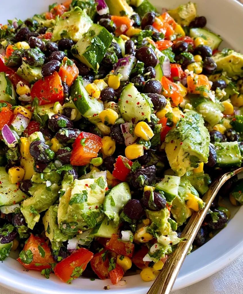 Chimichurri Black Bean Salad – Fresh, Zesty & Packed with Bold Flavor!