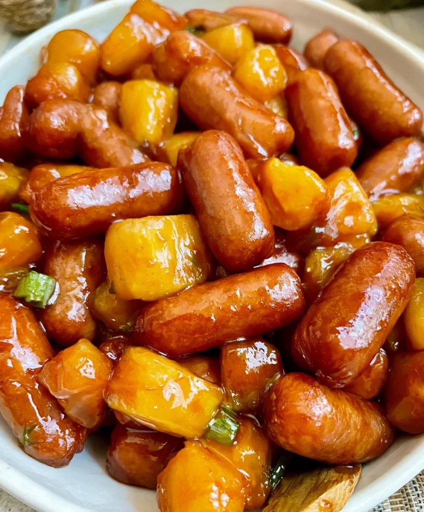Roasted Pineapple Habanero Little Smokies – Sweet, Spicy & Totally Addictive!