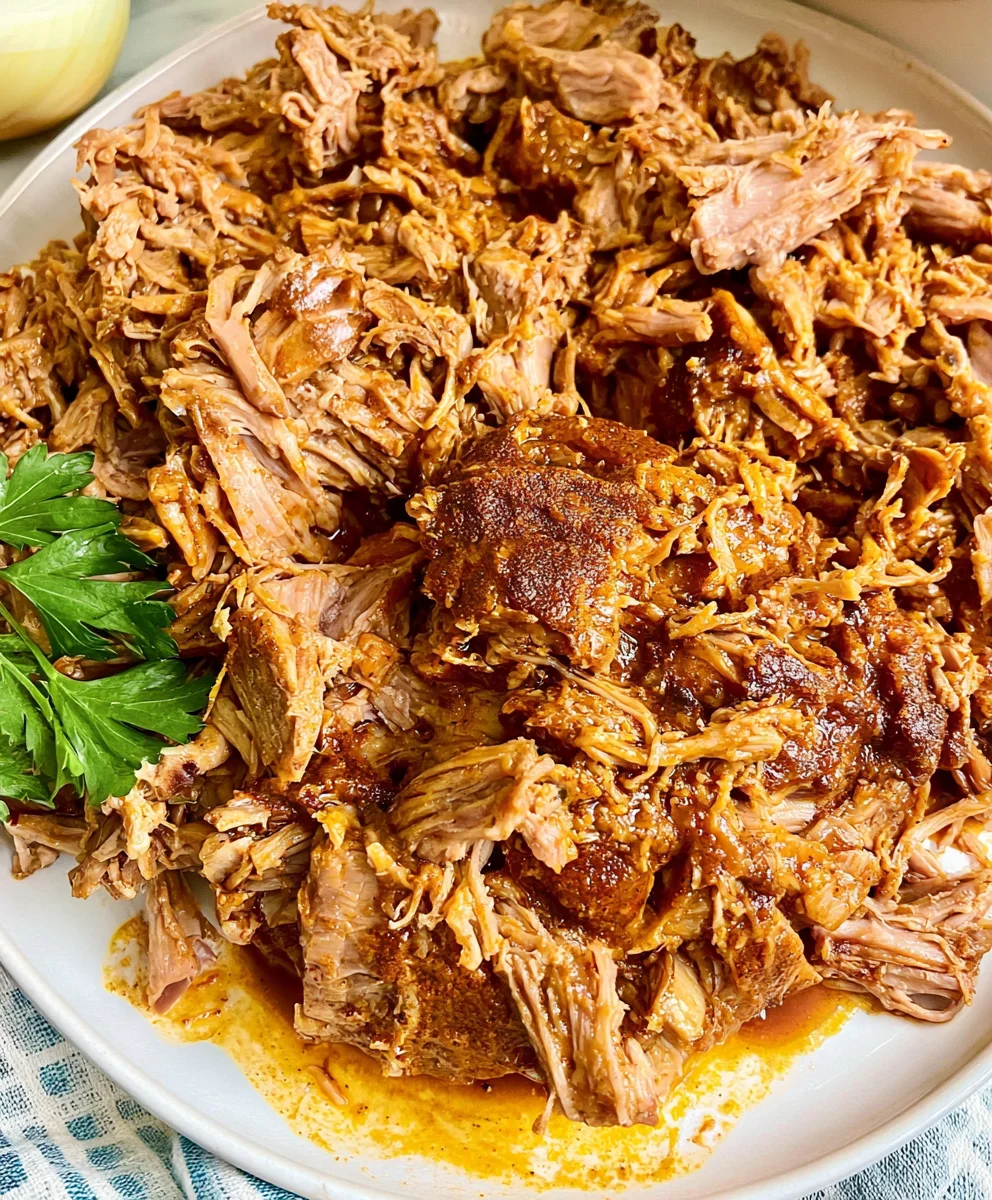 Slow Cooker Pulled Pork – Tender, Juicy & Packed with Smoky BBQ Flavor!