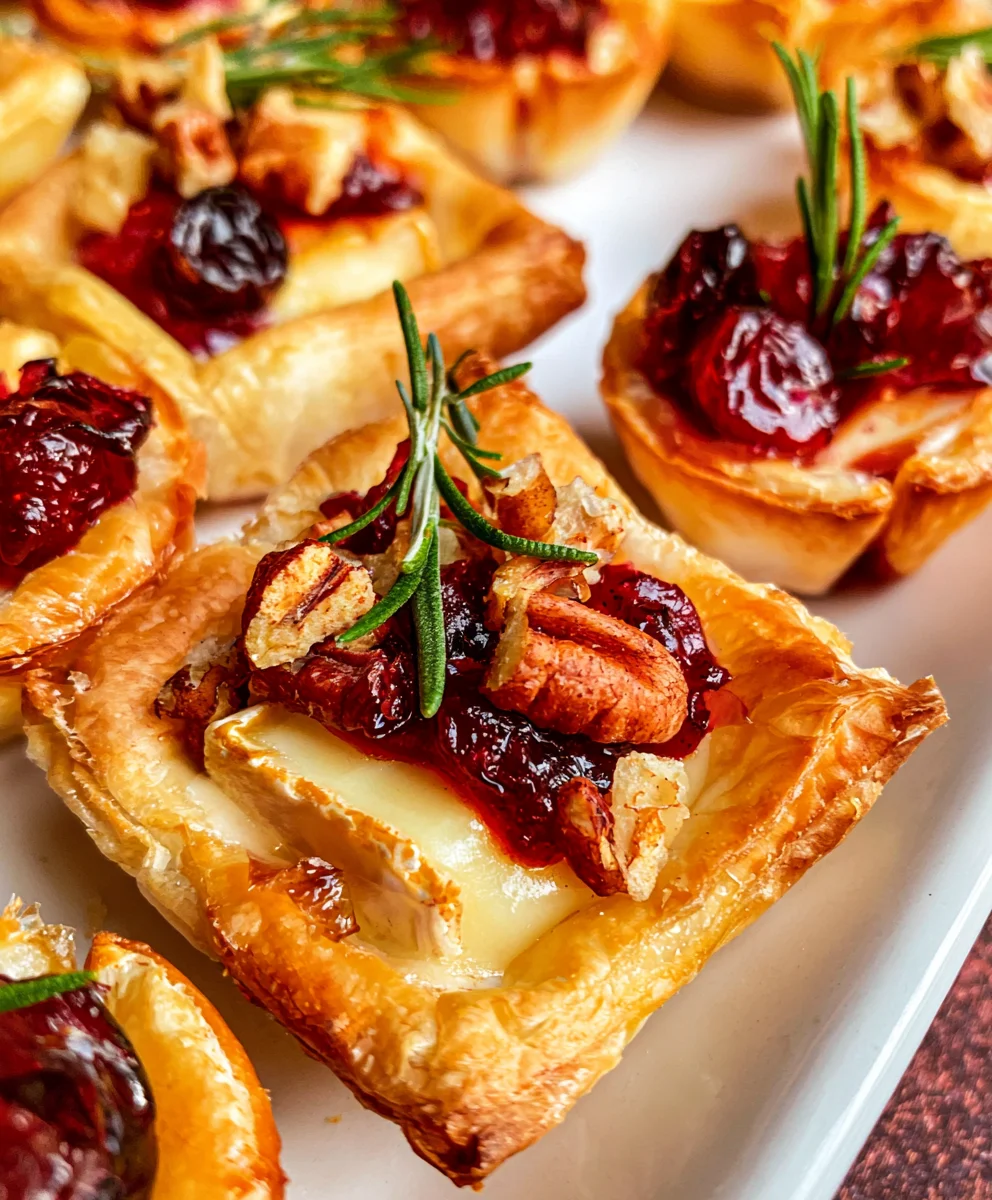 Cranberry Brie Bites – Buttery, Creamy & The Perfect Holiday Appetizer!