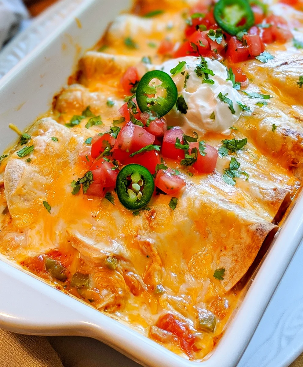 Queso Enchiladas – Cheesy, Creamy & Packed with Bold Mexican Flavor!