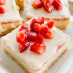 Strawberry Cream Cheese Shortbread Bars – Buttery, Creamy & Bursting with Sweet Strawberry Flavor!