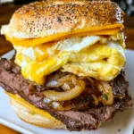 Steak Egg and Cheese Bagel – Hearty, Cheesy & The Ultimate Breakfast Sandwich!