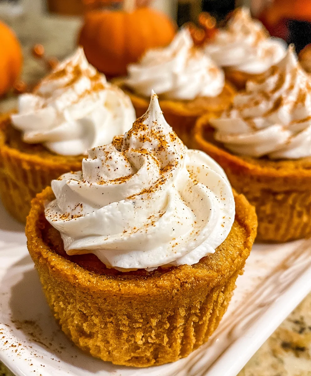 Pumpkin Pie Cupcakes – Moist, Creamy & Bursting with Cozy Fall Flavor!