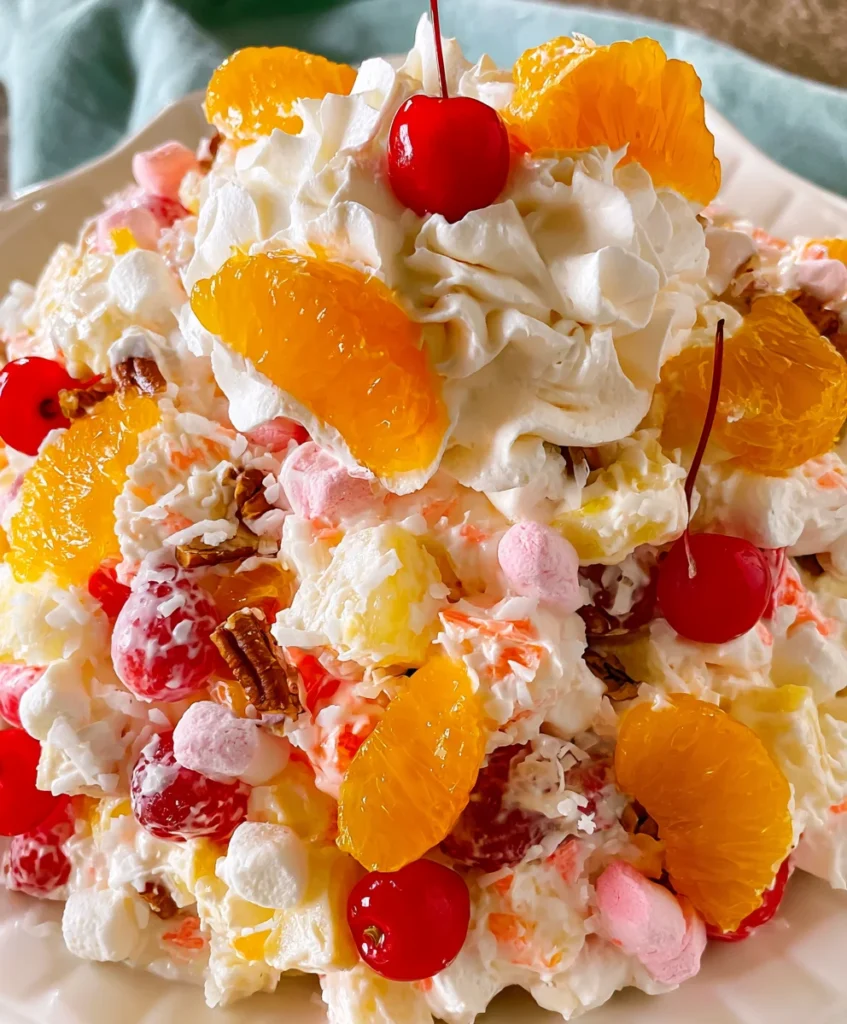 Ambrosia Salad – Creamy, Fruity & A Timeless Family Favorite!