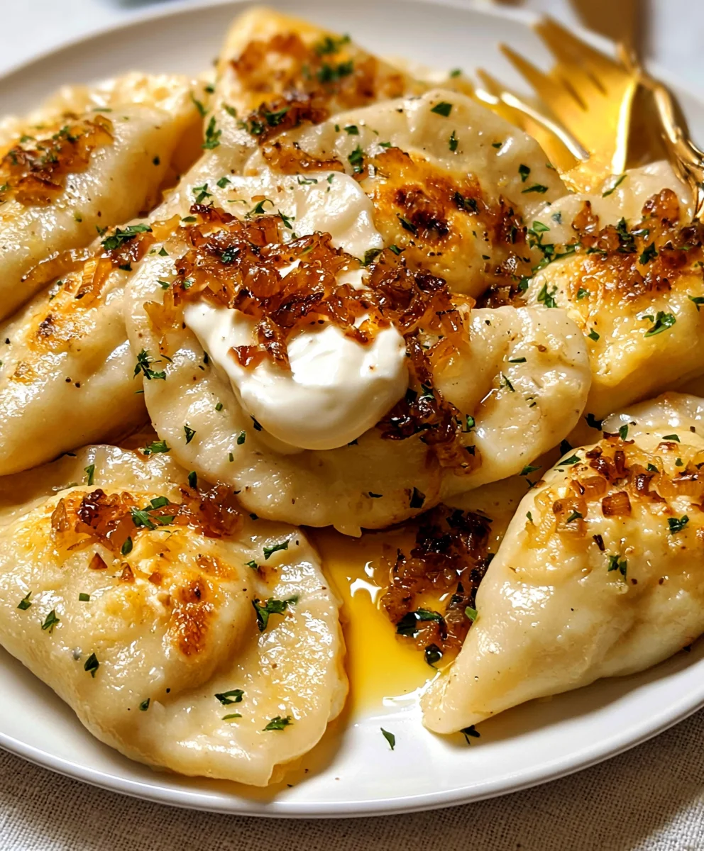 Classic Polish Pierogi with Potato and Cheese – Creamy, Cheesy & Pure Comfort Food!