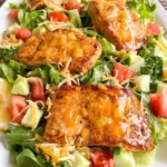 Honey Lemon-Glazed Salmon Salad – Fresh, Zesty & Bursting with Sweet and Savory Flavor!