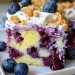 Blueberry Poke Cake – Moist, Creamy & Bursting with Sweet Blueberry Flavor!
