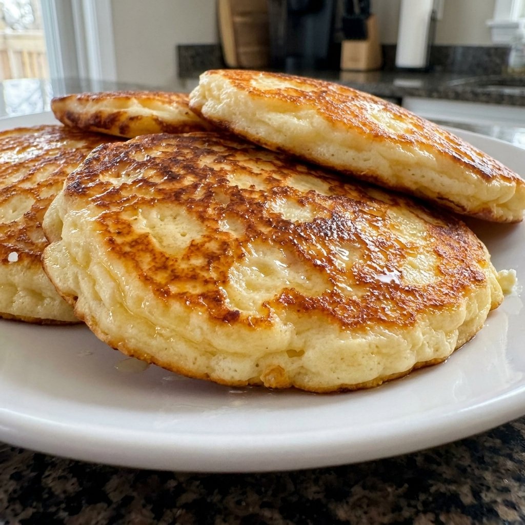 2-Ingredient Cottage Cheese Pancakes