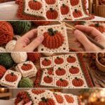 Cozy Crochet Pumpkin Blanket – Free Fall Pattern