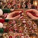 Crochet Christmas Hanging Decorations | Holiday Home Decor