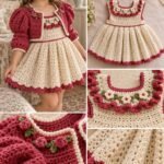 Handmade Vintage Crochet Baby Dress