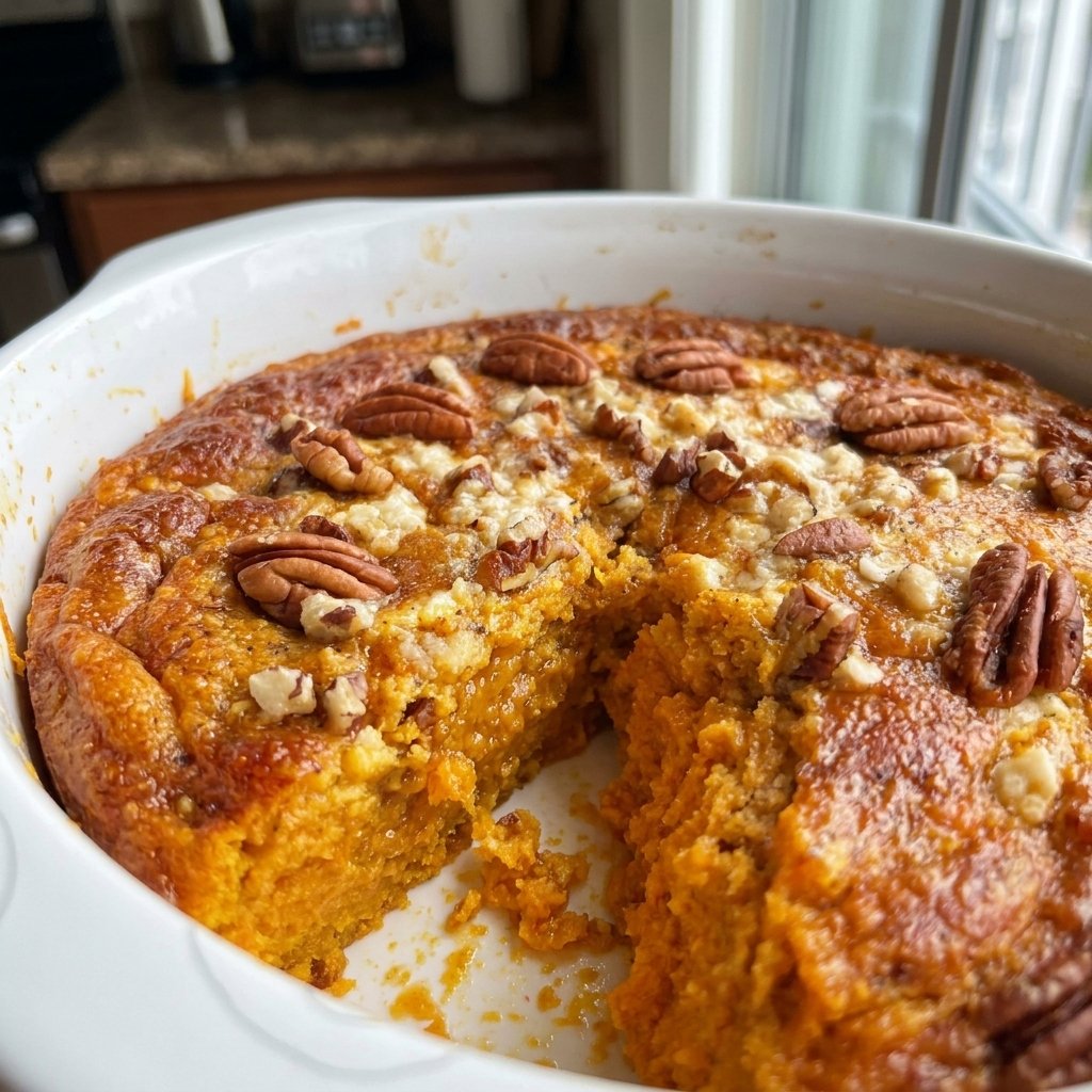 Flourless Pumpkin Breakfast Casserole