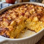 High Protein Pumpkin Apple Cottage Cheese Breakfast Bake