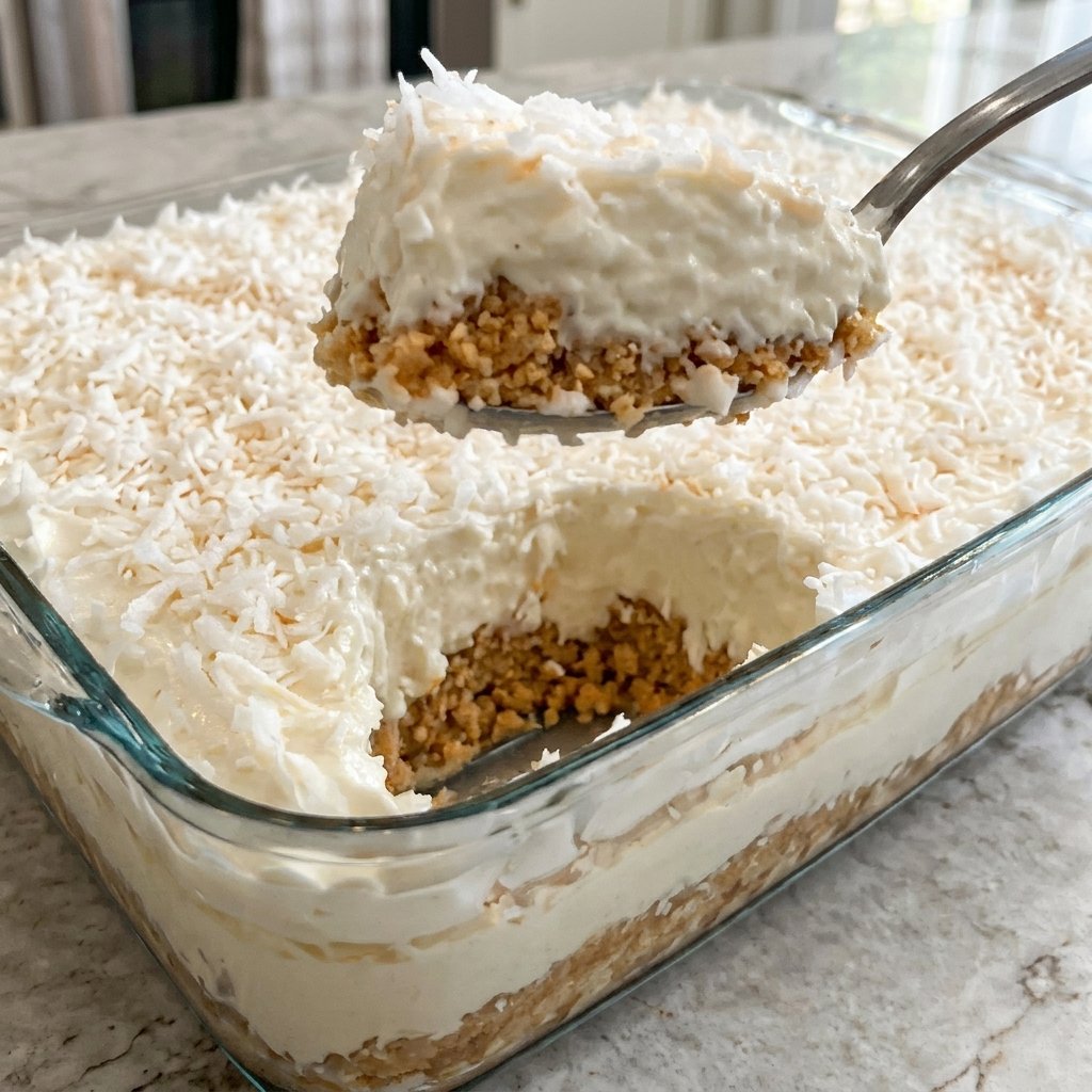 No Bake Coconut Cream Dream
