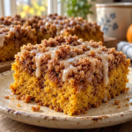 Pumpkin Maple Greek Yogurt Coffee Cake