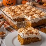 Pumpkin Spice Poke Cake