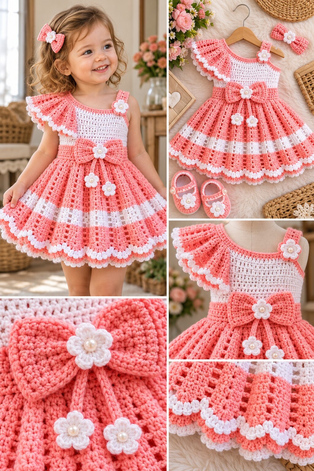 Crochet Baby Dress Free Pattern