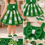 Free Crochet Baby Dress Pattern | Adorable Purple