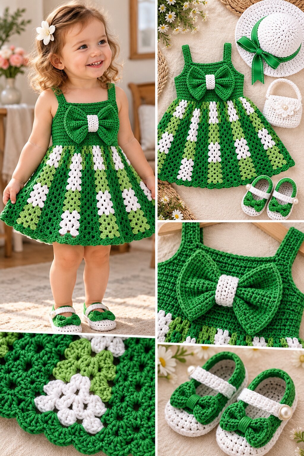 Free Crochet Baby Dress Pattern | Adorable Purple