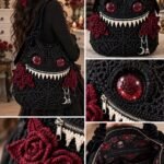 Scary Crochet Monster Bag